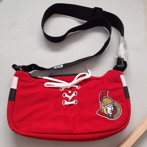 Summer Baguette PREPPY Y2K OTTAWA SENATORS FANCY CROSSBODY BAG. - Picture 2 of 7